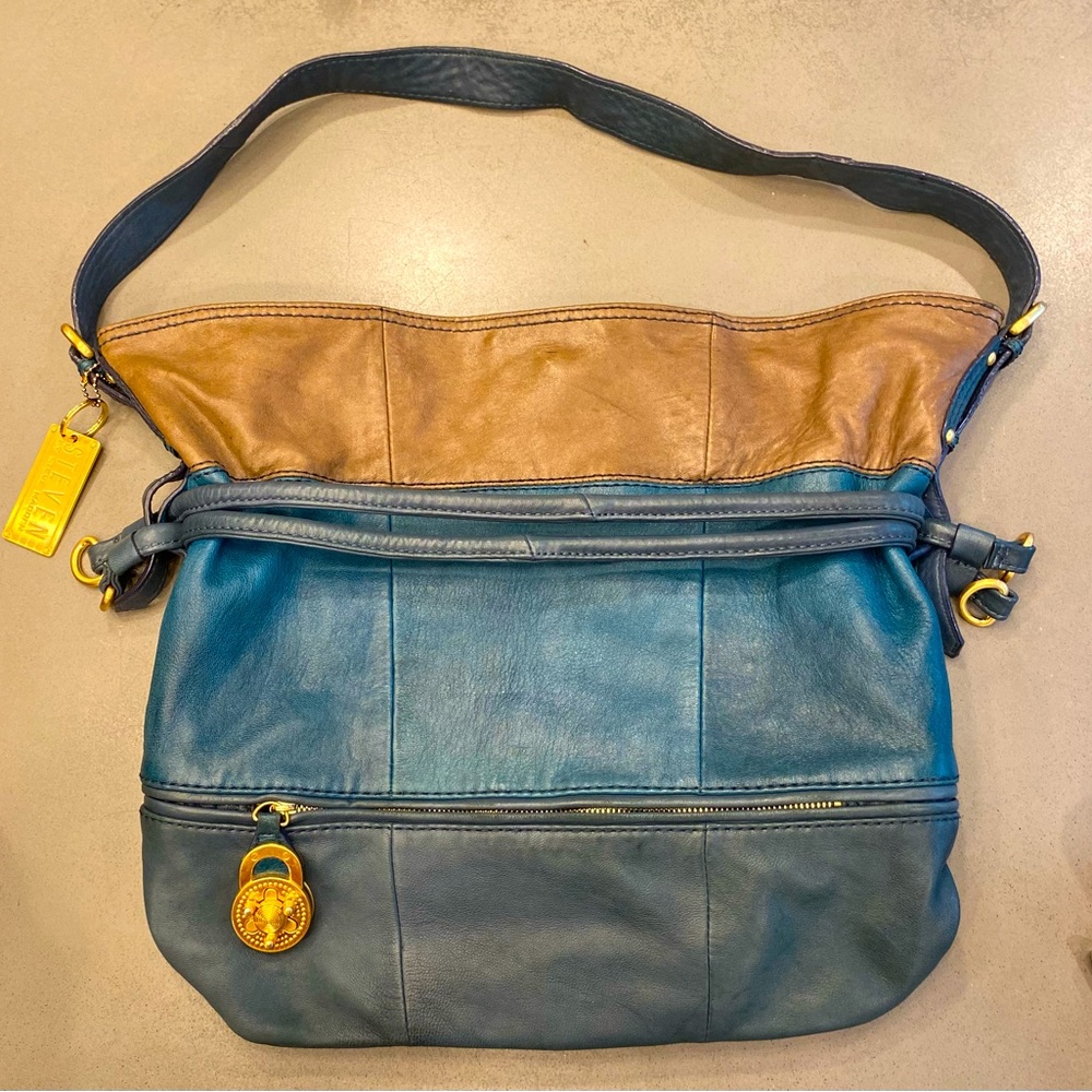 Steven by Steven Madden Tricolor Leather Boho Tote